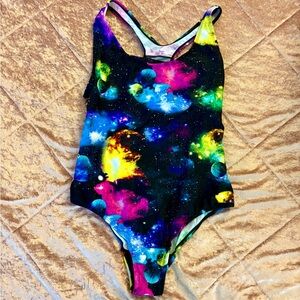 Ruby Love Galaxy Print Swimsuit Size L Large